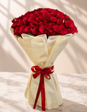 Crimson Love Rose Bouquet