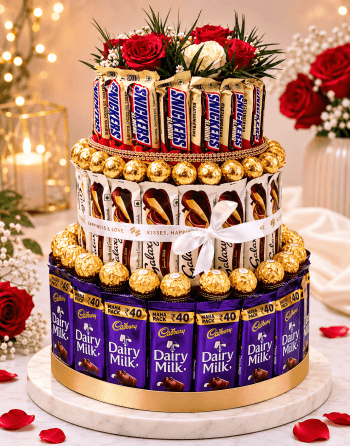 Luxury Chocolate Bouquet Tower