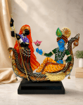 Royal Radha Krishna Boat Art