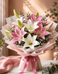 Pink Lily Elegance