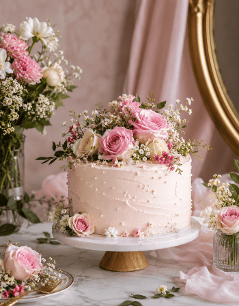 Floral Elegance Cake