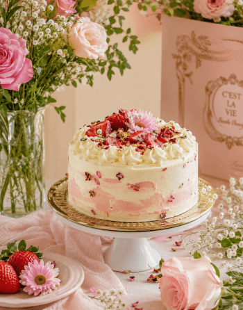 Floral Elegance Cake